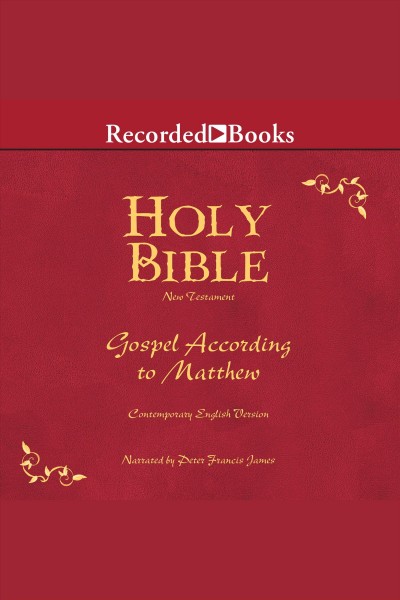 Holy bible gospel according to matthew volume 22 [electronic resource]. Various.
