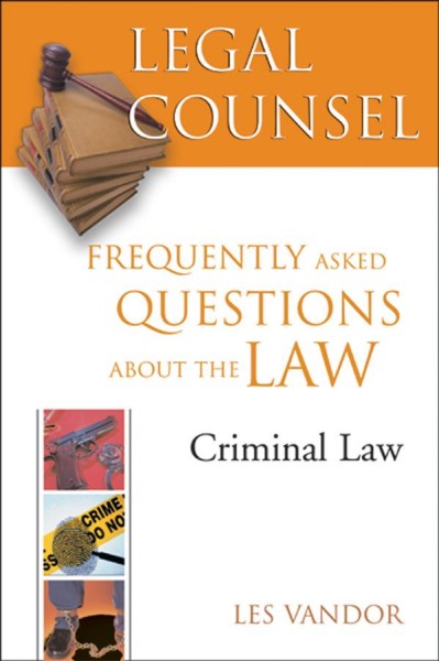 Frequently asked questions about the law: criminal law.